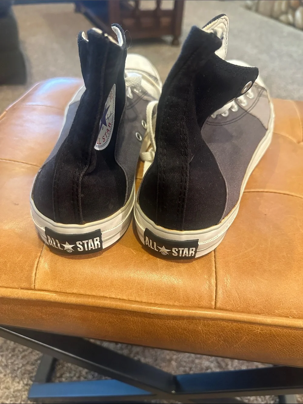 Converse Chuck Taylor All Star High Top Sneakers Gray Black Women’s 10.5 - Picture 5 of 6